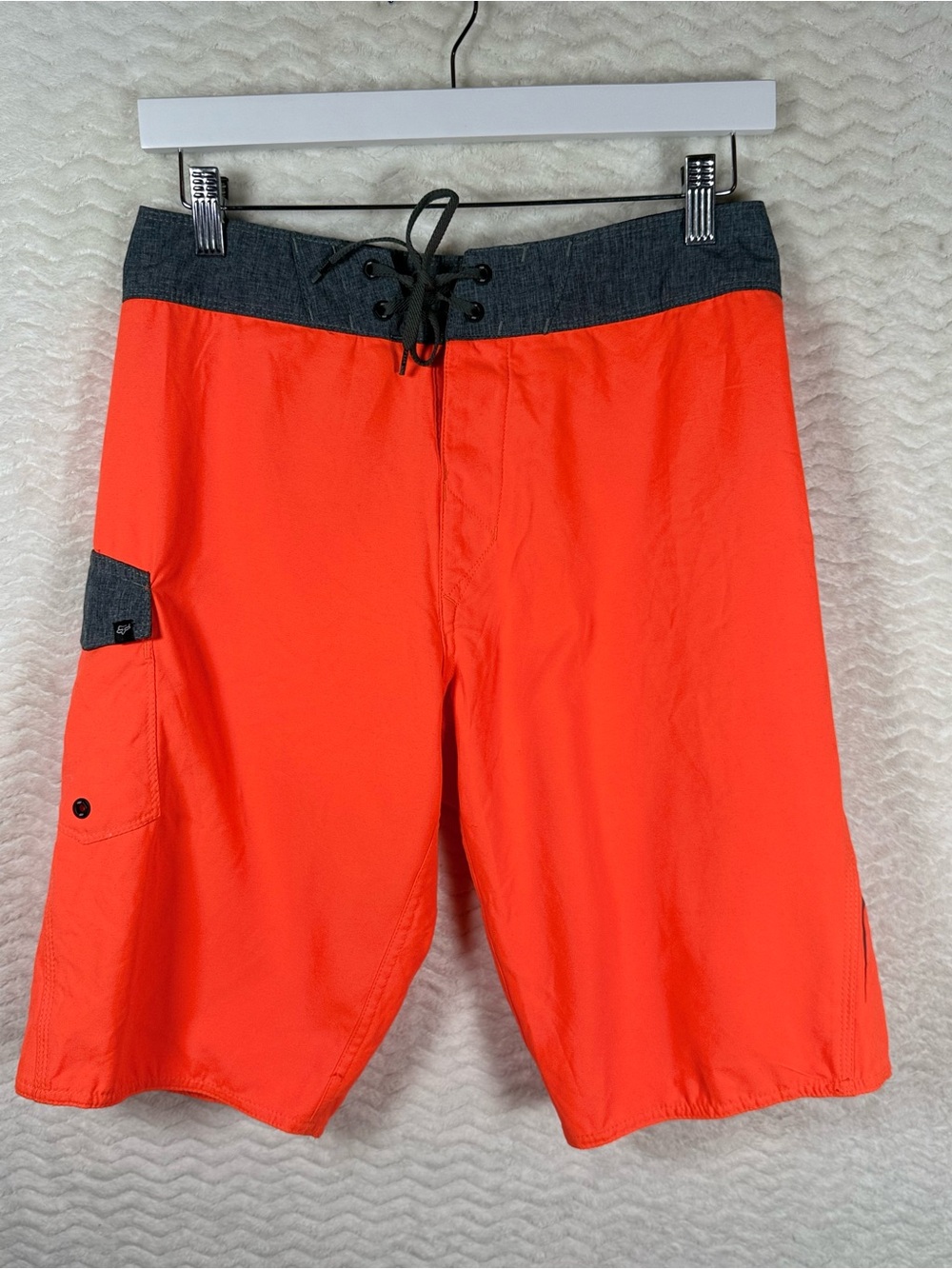 Fox Men's Orange Boardshorts with Heather Gray Waistband